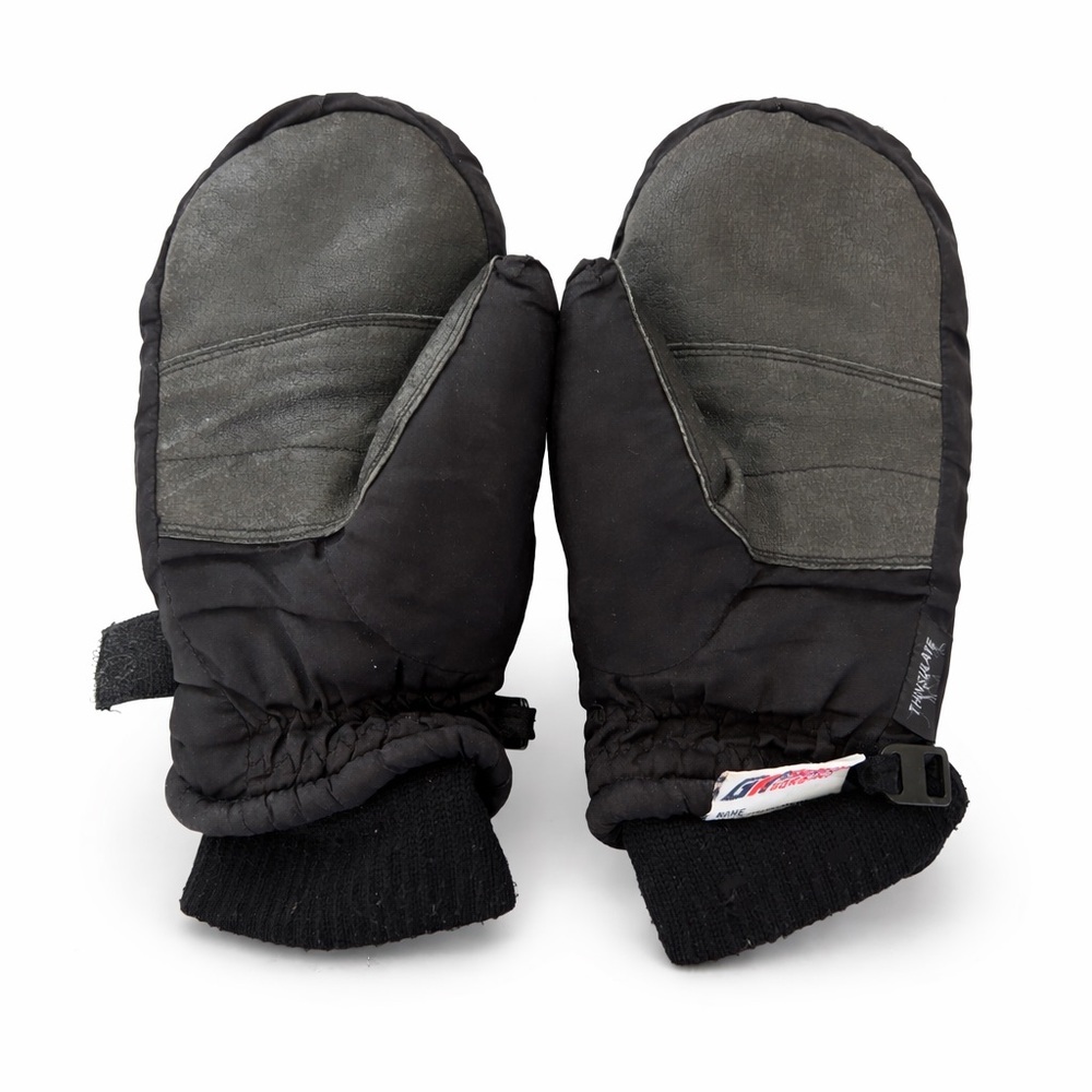 Gordini vintage Thinsulate insulated leather mittens juniors Sz small